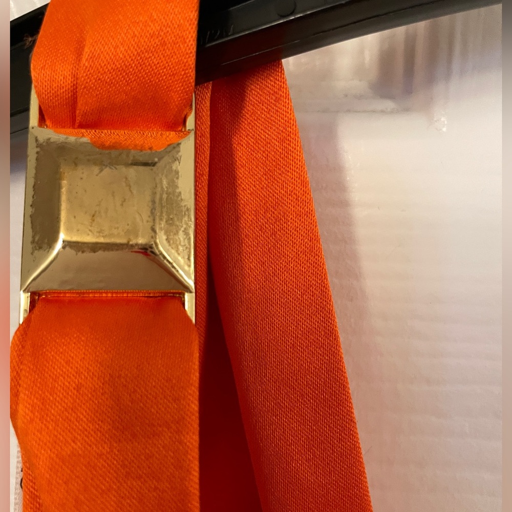 XOXO Coral Orange And Purple Color Block Dress. Size  11/12. - Picture 5 of 8